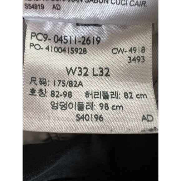 Levi’s Premium Stretch Slim Taper Jeans Black Big E 32x32 (Actual 30x29) USA - Picture 12 of 13